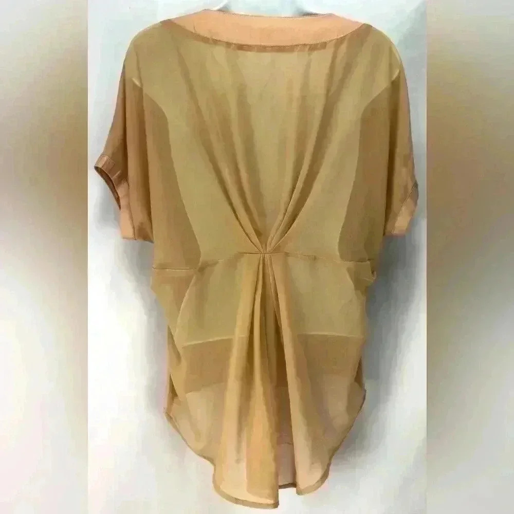 TULLE Cascading Sheer Back Blouse​